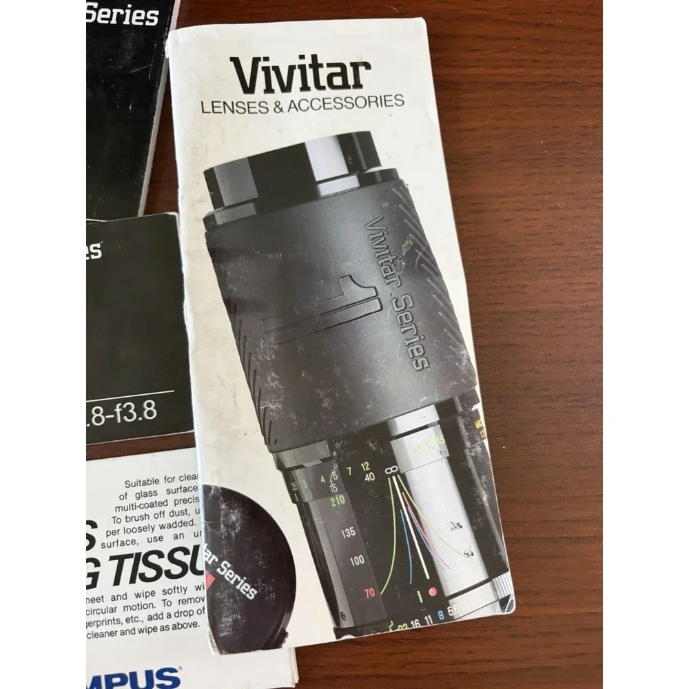 Vivitar Series 1 Camera Booklets Info Pamphlets Lot Vintage